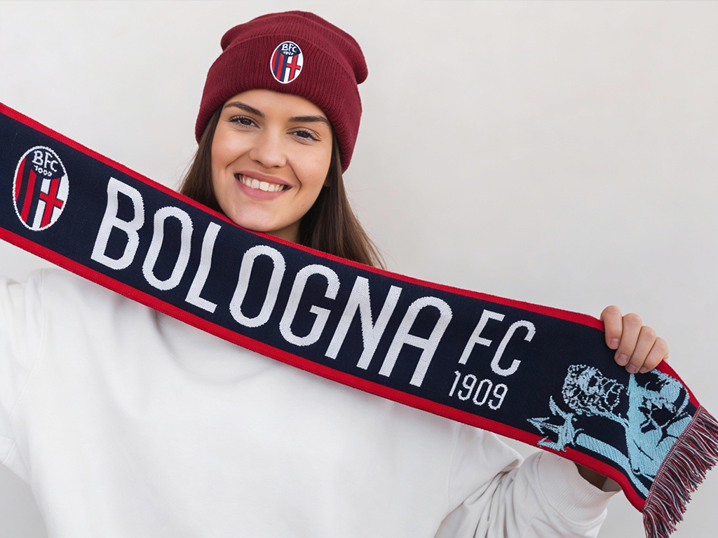 BOLOGNA SCIARPA JACQUARD, NETTUNO | Ellepiu